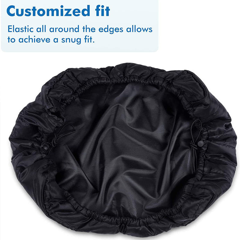 Black Waterproof Dustproof Cover for Outdoor Window Air Conditioners