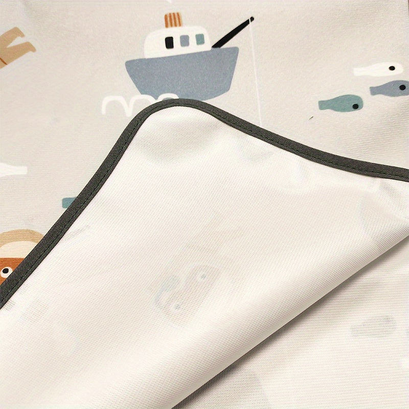 Waterproof Reusable Diaper Changing Pad with Pattern for Babies and Toddlers