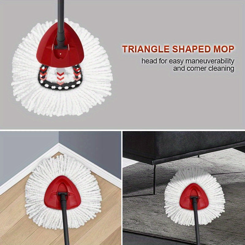 Vileda O-Cedar Spin Mop Refill Heads bilan polingizni porloq toza qiling! Ushbu oq mikrofiber padlar yashash xonalarida samarali pol tozalash uchun mukammaldir - batareyalar kerak emas.