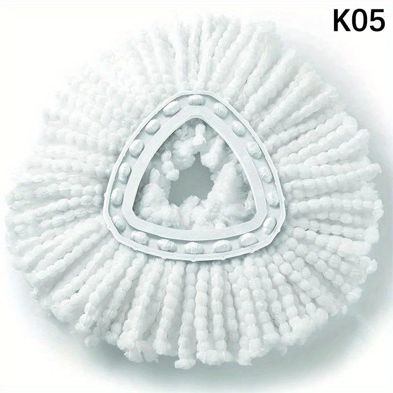 Vileda O-Cedar Spin Mop Refill Heads bilan polingizni porloq toza qiling! Ushbu oq mikrofiber padlar yashash xonalarida samarali pol tozalash uchun mukammaldir - batareyalar kerak emas.