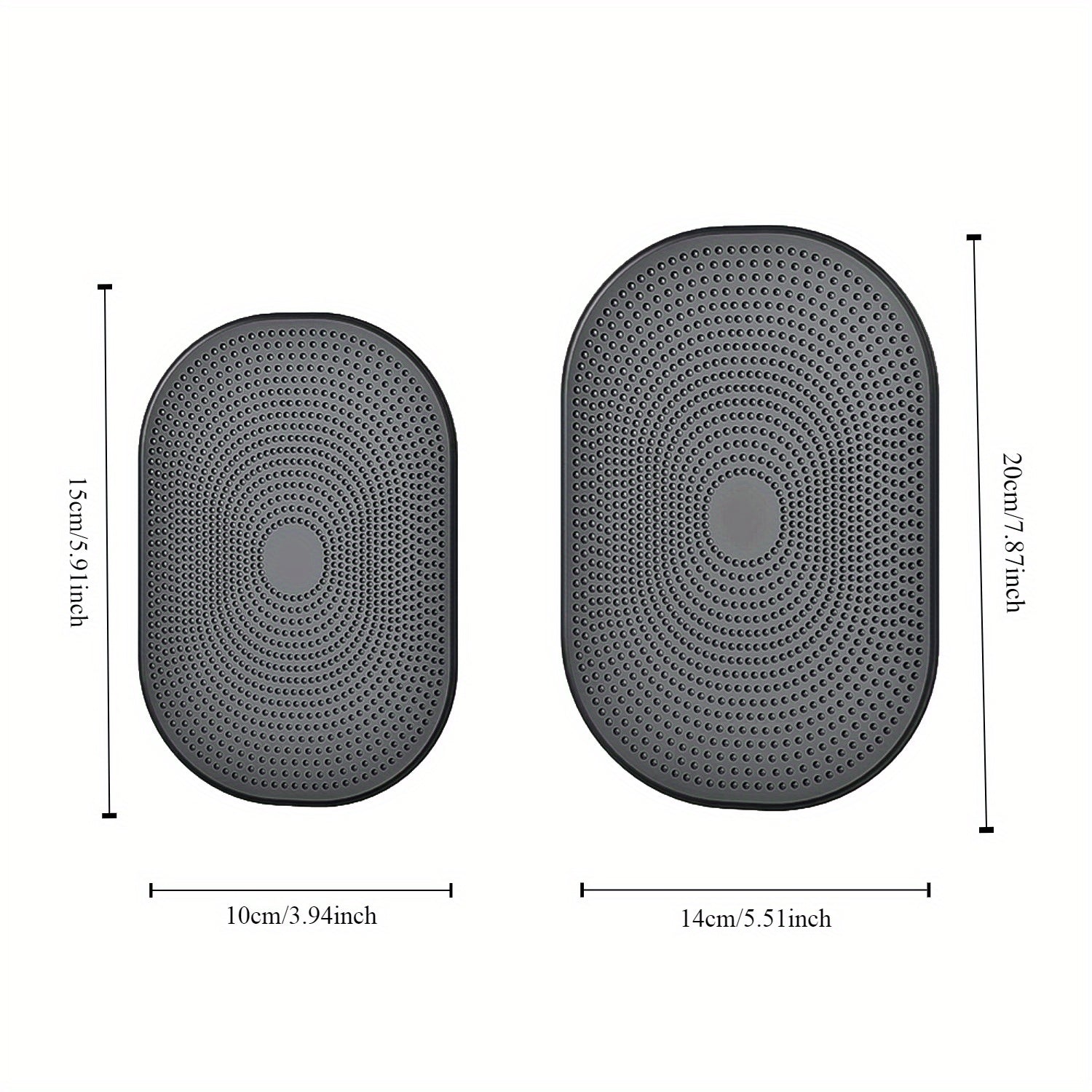 Car Dashboard Mat Anti-Slip Rubber Phone GPS Keys Coin Holder