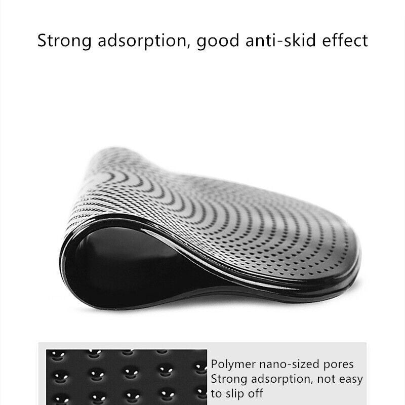 Alfombrilla antideslizante para tablero de coche, de goma, para teléfono, GPS, llaves y monedas