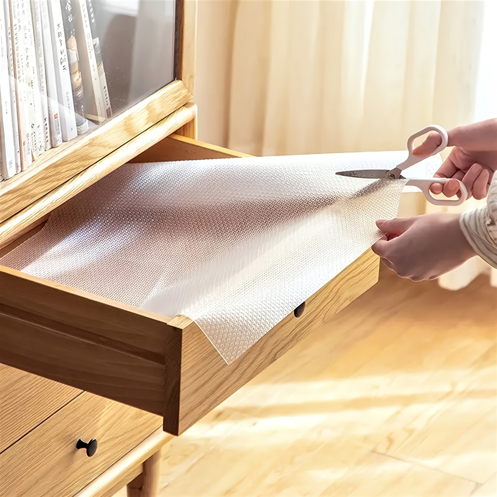 Waterproof Non-Adhesive Shelf Liners for Cabinets and Shelves