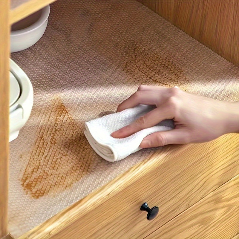 Waterproof Non-Adhesive Shelf Liners for Cabinets and Shelves