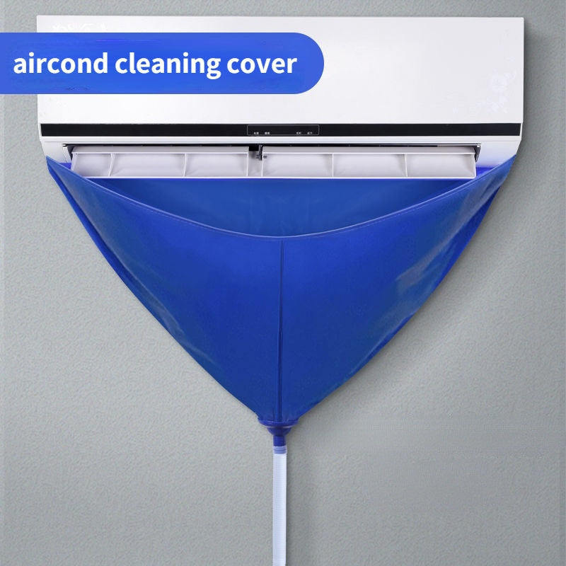 Air Conditioner Cleaning Cover 92.96cm PVC with 280.42cm Hose Easy Install