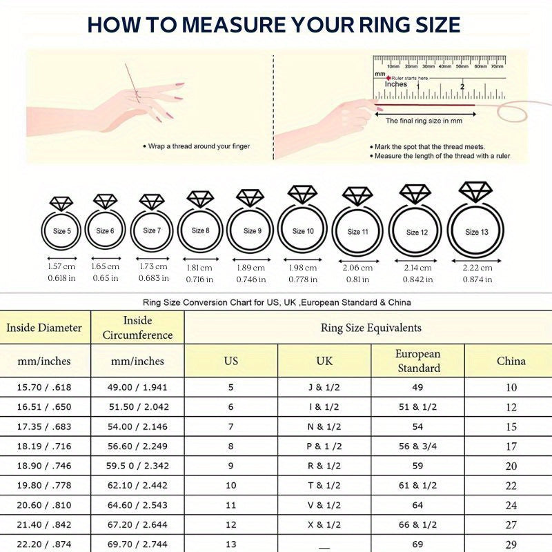 Silvery Tail Ring for Women and Men with 10ct Moissanite Adjustable Engagement Wedding Jewelry