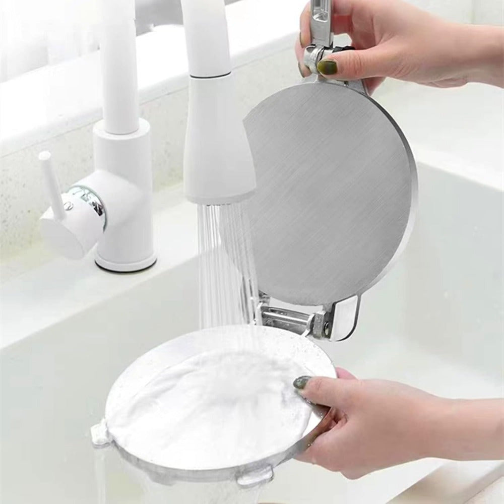 Manual Aluminum Pancake Maker for Homemade Crepes and Breakfast