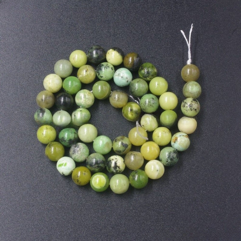 Натуральные австралийские хризопразовые бусины 4мм-12мм, круглые разделители для изготовления украшений