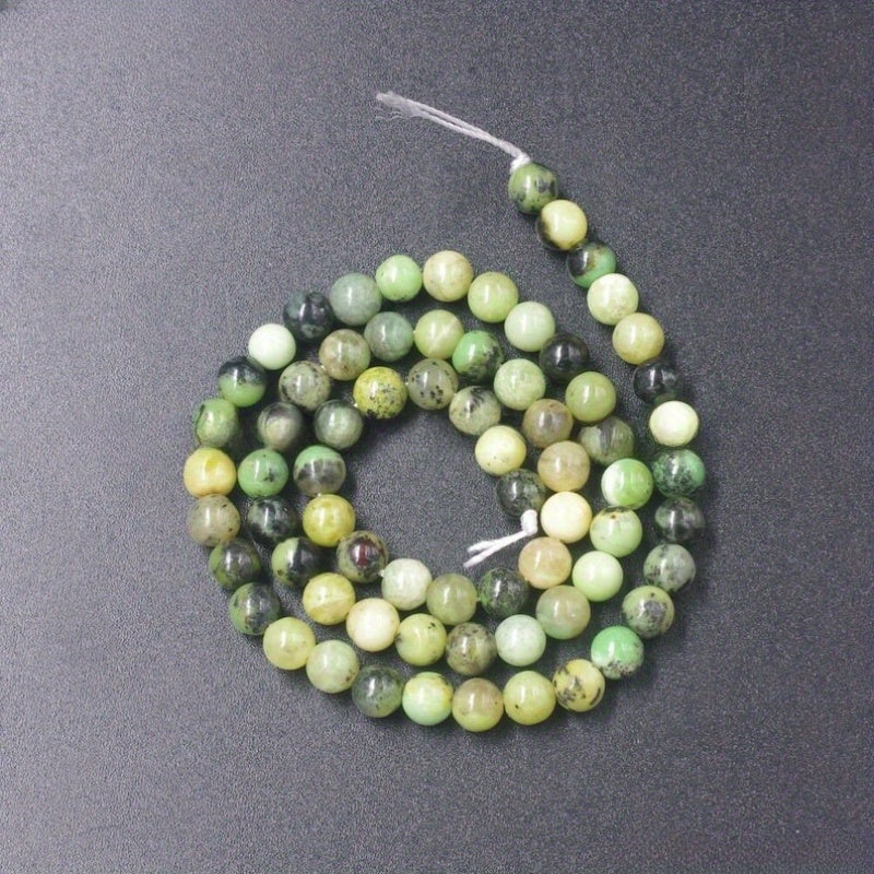 Натуральные австралийские хризопразовые бусины 4мм-12мм, круглые разделители для изготовления украшений