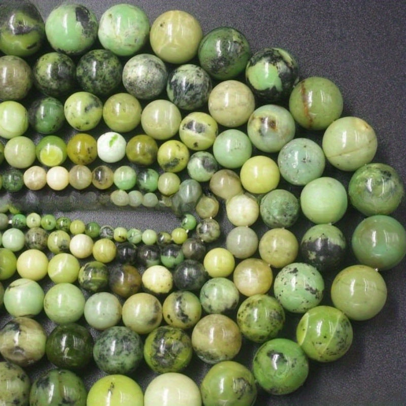 Натуральные австралийские хризопразовые бусины 4мм-12мм, круглые разделители для изготовления украшений