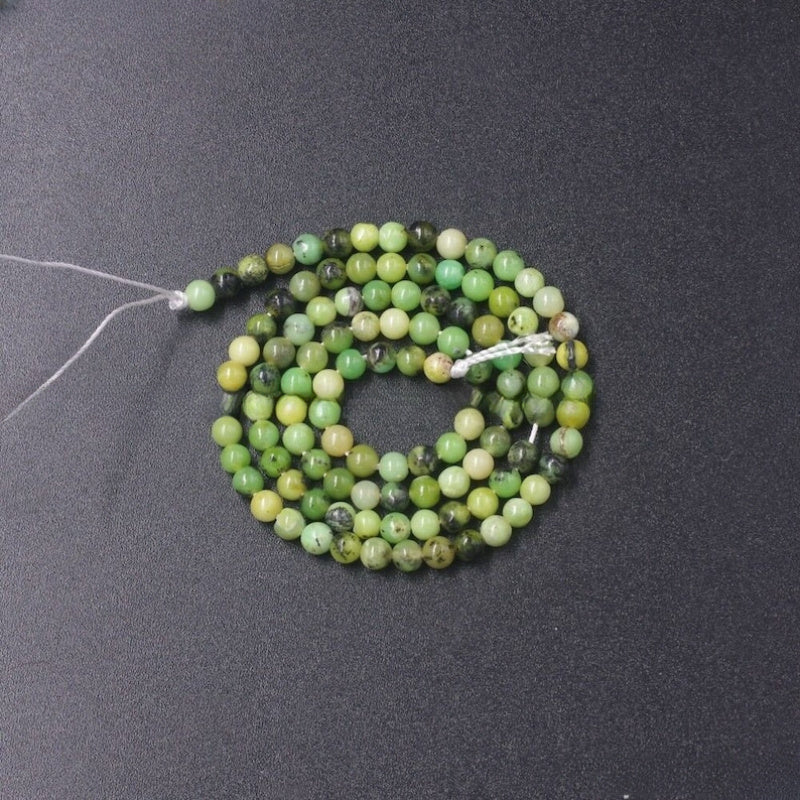 Натуральные австралийские хризопразовые бусины 4мм-12мм, круглые разделители для изготовления украшений