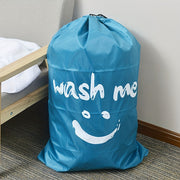 Large Tear-Resistant Laundry Bag with Drawstring and Hooks 60x91 cm
