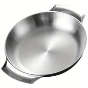 Stainless Steel Cooking Pan with Handles Non-Stick Heat-Resistant for Seafood Hot Pot