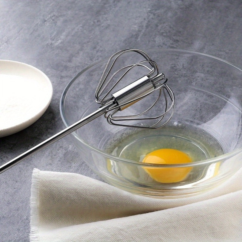 Large Stainless Steel Egg Beater Hand Whisk for Baking and Cooking