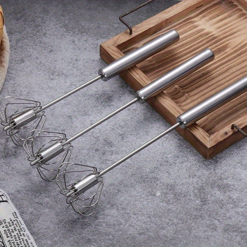 Large Stainless Steel Egg Beater Hand Whisk for Baking and Cooking