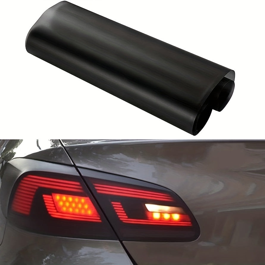 Car Matte Black Vinyl Tint Film Set for Headlights and Taillights 30cm x 100cm