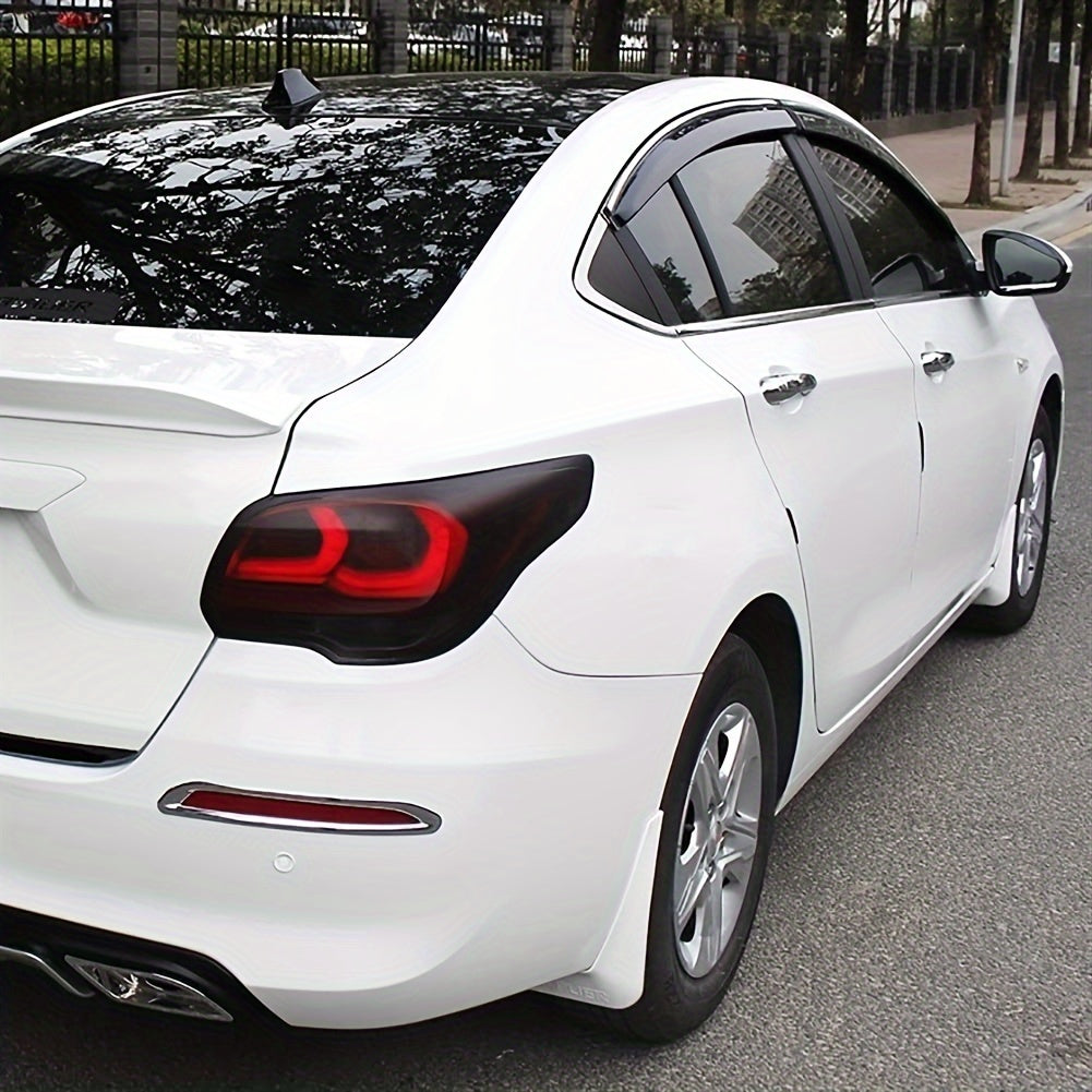 Juego de película de vinilo mate negro para coche para faros y luces traseras 30cm x 100cm