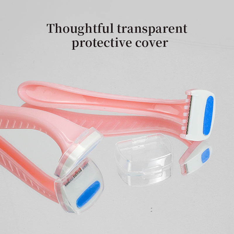 Women's Bikini Razors 3-Pack, Painless Wet Dry Hair Trimmer for Body