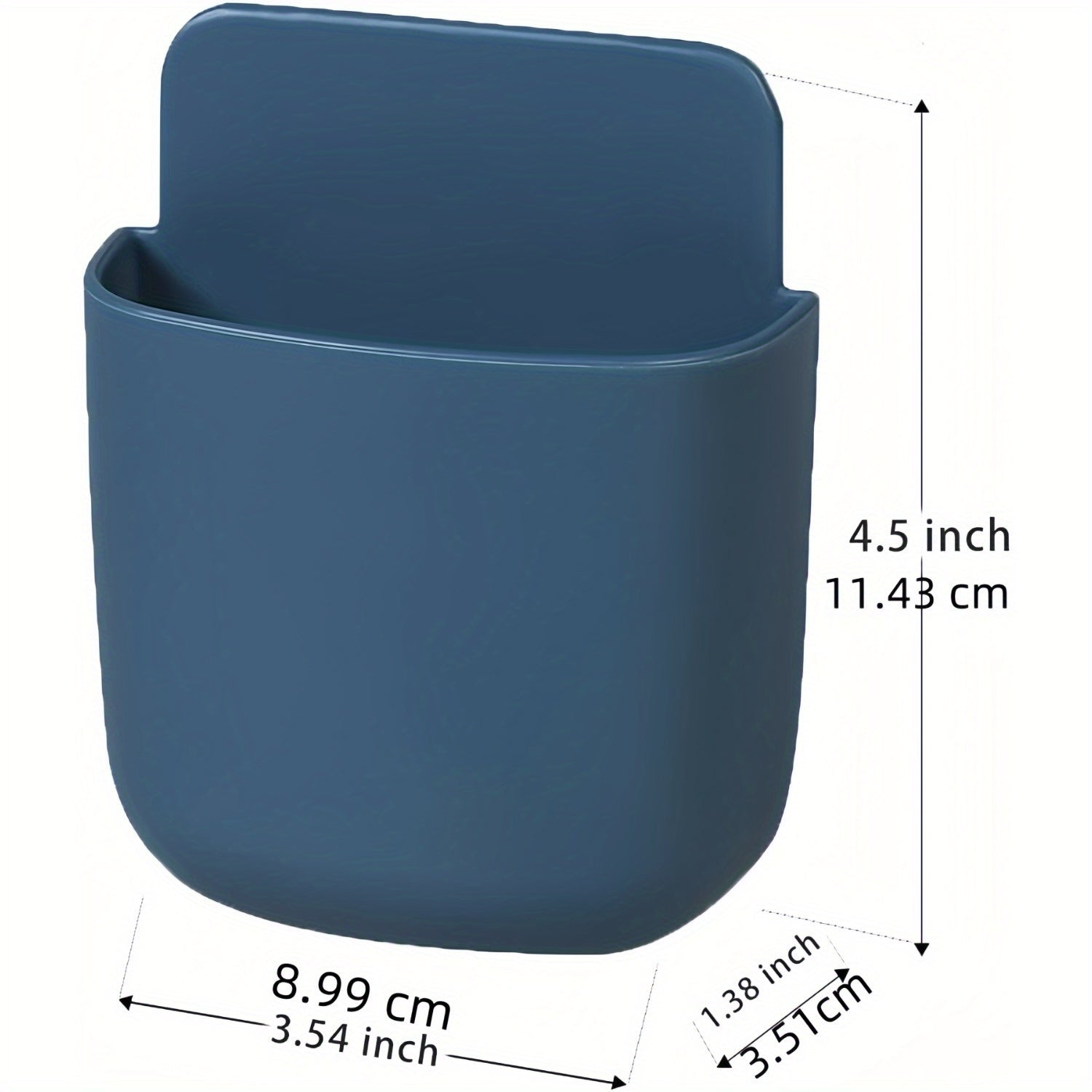 3 ta devorga o'rnatiladigan pult ushlagichlari to'plami, telefon zaryadlash porti bilan - o'rnatish oson, yashash xonasi va yotoqxona uchun xavfsiz saqlash yechimi