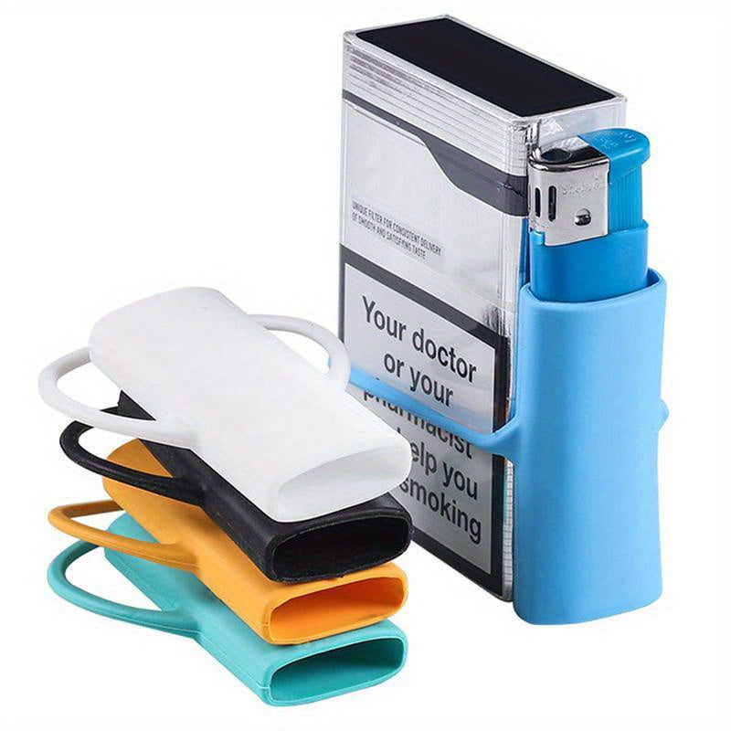 Silicone Lighter Case Durable Protective Sleeve for Outdoor Use in Multiple Colors