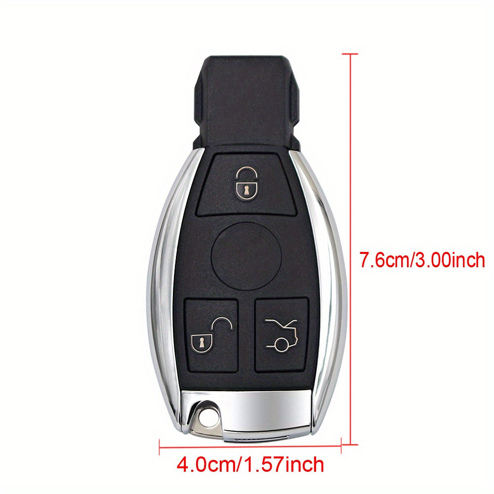 Car Remote Key Shell Replacement 3 Button ABS BGA for W203 W204 W205 W210 W211 W212 W221 W222