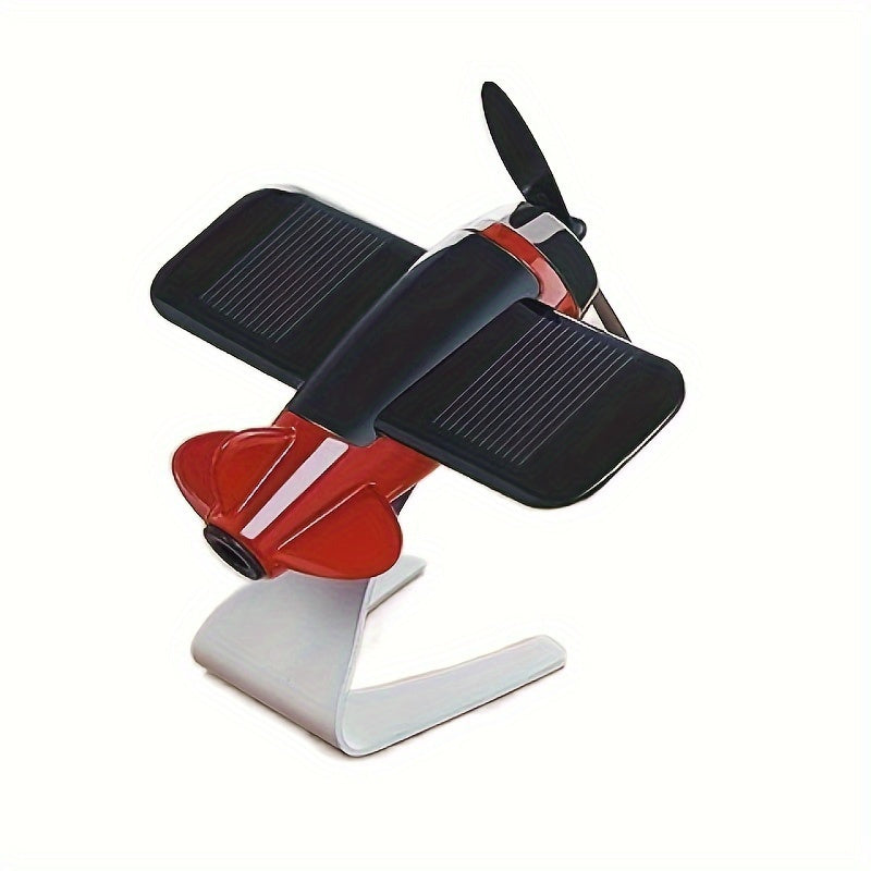 Solar Powered Rotating Aircraft Car Dashboard Decoration Gift for Car Enthusiasts