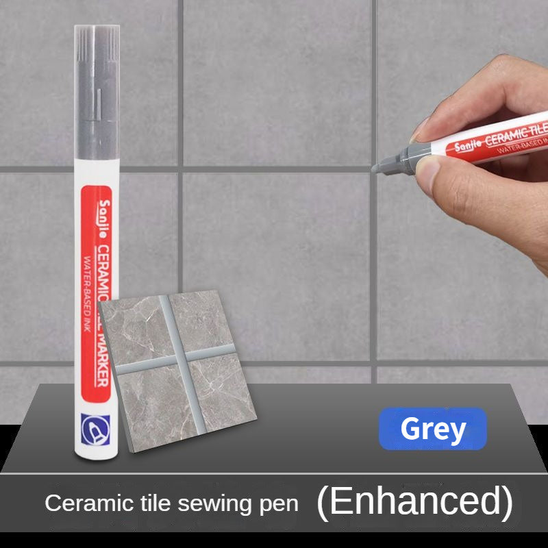 White Waterproof Tile Grout Pen for Bathroom Floor Repair 1/3/5pcs