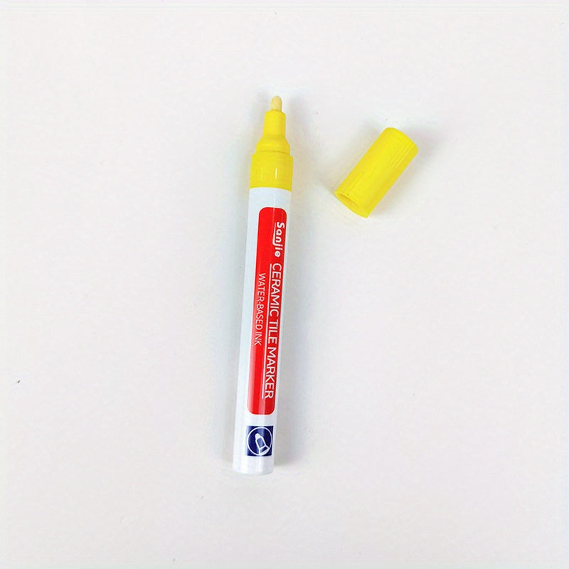 White Waterproof Tile Grout Pen for Bathroom Floor Repair 1/3/5pcs