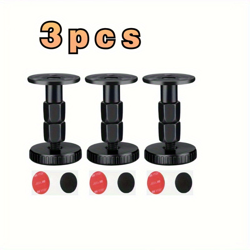 Retenedor de cabecera de metal, paquete de 3, estabilizador de cama, antideslizante, tope ajustable