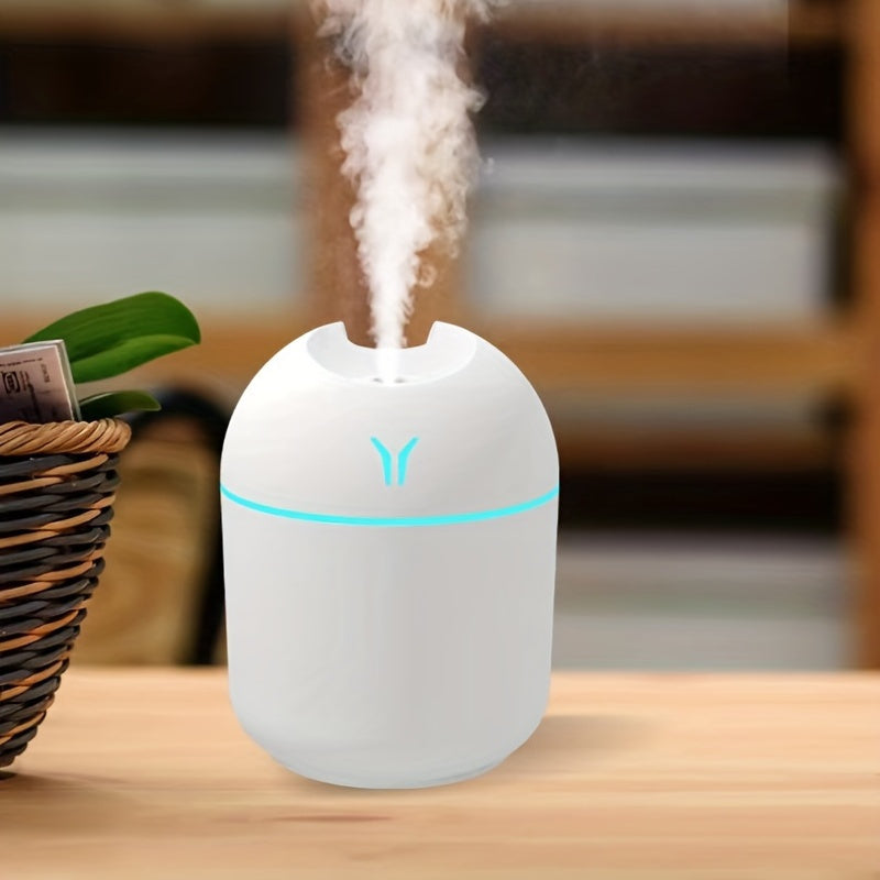 USB-Powered Humidifier and Aroma Diffuser with Night Light for Home Car and Plant Care