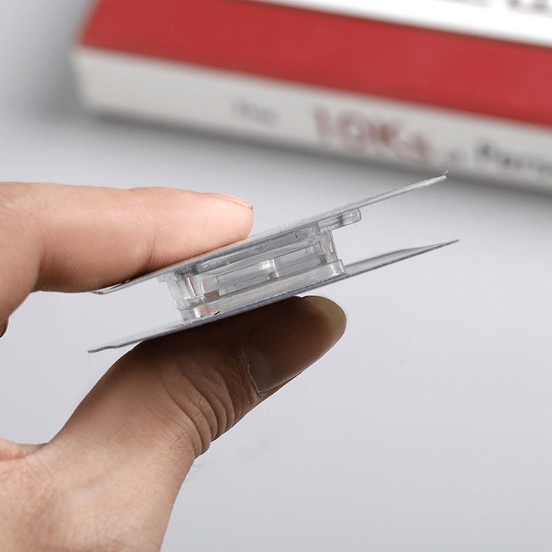 Juego de 3 ganchos de pared autoadhesivos transparentes para cocina y baño, soportan hasta 5.44 kg