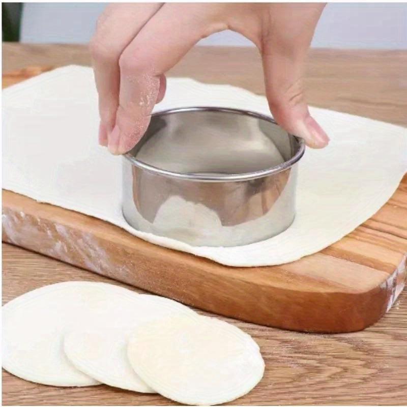 Set of 3 Stainless Steel Dumpling Makers for Ravioli and Fruit Pies Dishwasher Safe