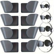 Qozon qopqog'i uchun oshxona saqlash tokchasi, qozonlar uchun devorga o'rnatiladigan tashkilotchi, oson uy oshxona tashkiloti uchun plastik shkaf aksessuari