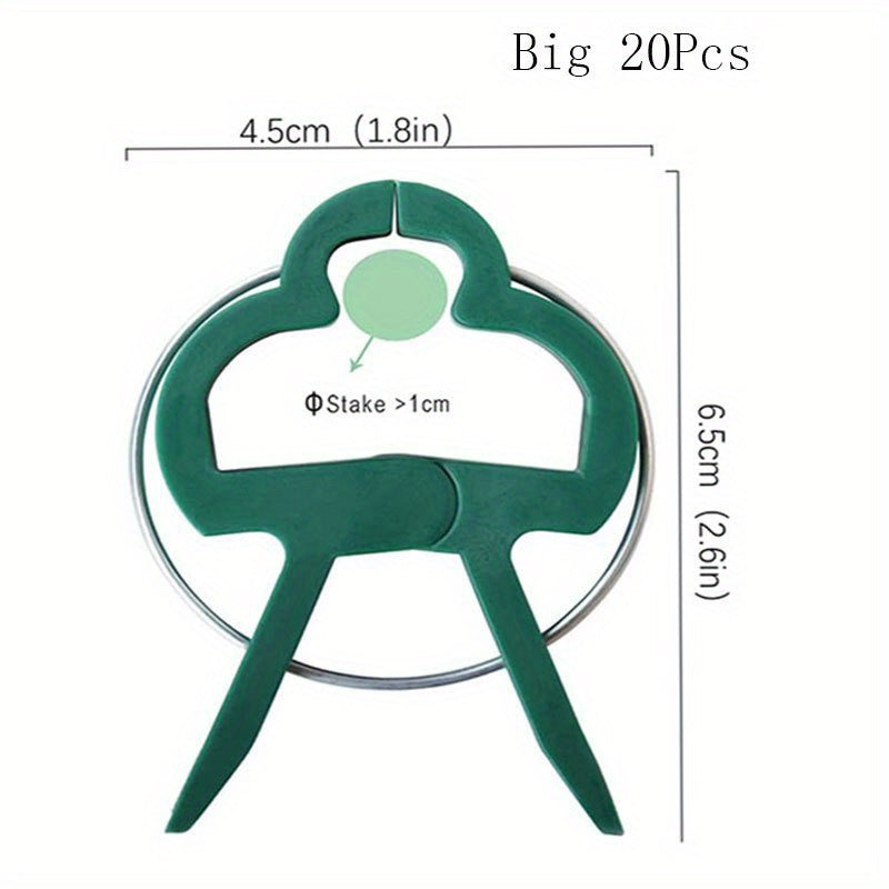 20 Pcs Reusable Garden Plant Clips for Greenhouses Lawns and Patios