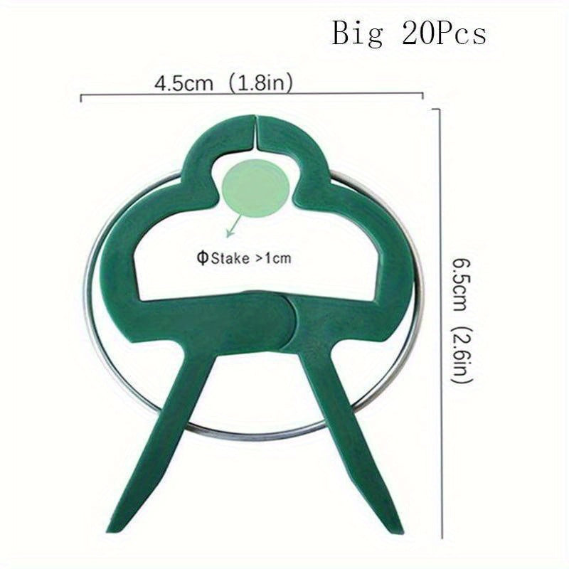 20 Pcs Reusable Garden Plant Clips for Greenhouses Lawns and Patios