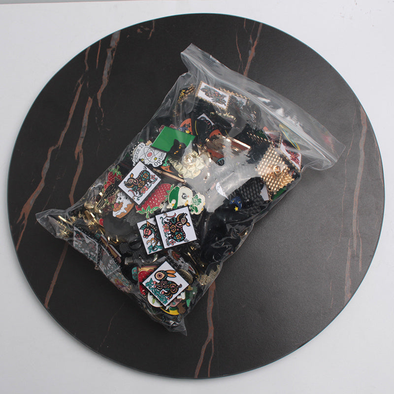 Set of 10 or 20 Assorted Cartoon Metal Pin Badges for Clothing and Accessories