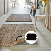 Non-Slip Silicone Rug Grippers Set for Hardwood Floors, Washable and Reusable