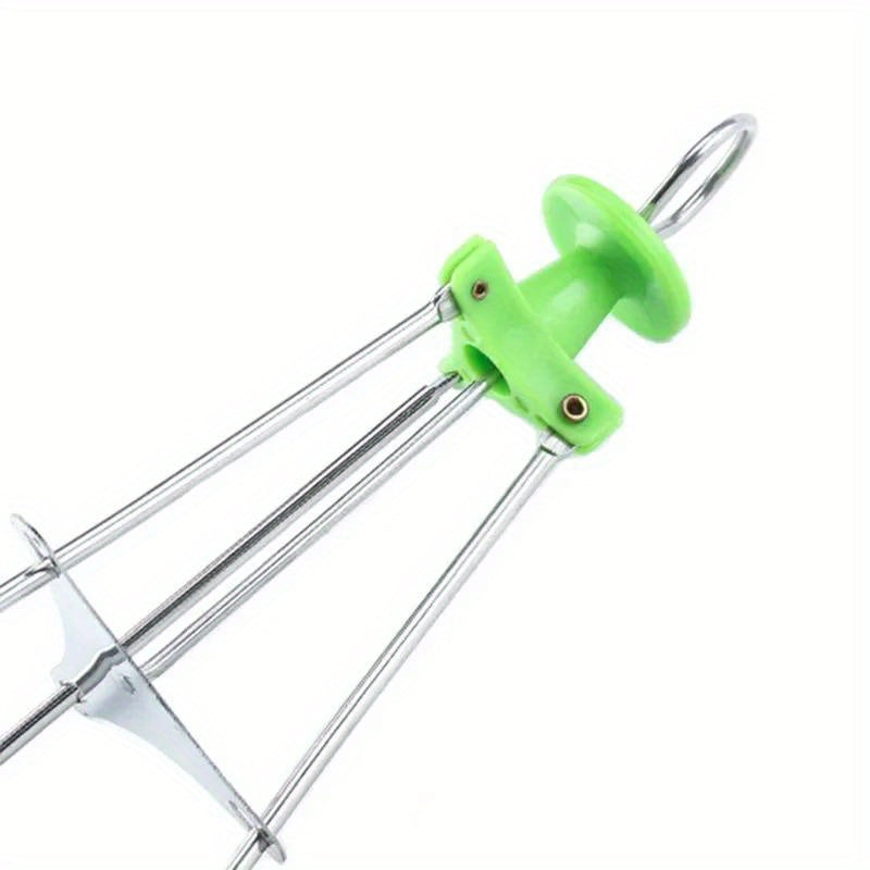 1 dona issiqqa chidamli zanglamas po'latdan yasalgan issiq plastinka qisqichi - sirpanmaydigan uchburchak dizayni, rang-barang tutqichlar, oshxona uchun mustahkam idish ushlagich, ovqat tayyorlash asboblari, idish qisqichi