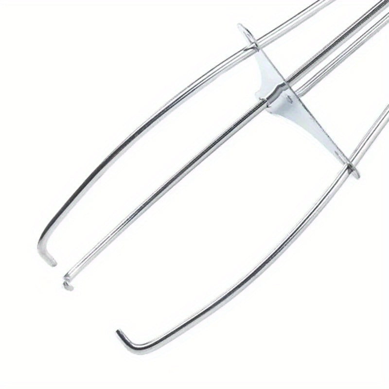 1 dona issiqqa chidamli zanglamas po'latdan yasalgan issiq plastinka qisqichi - sirpanmaydigan uchburchak dizayni, rang-barang tutqichlar, oshxona uchun mustahkam idish ushlagich, ovqat tayyorlash asboblari, idish qisqichi