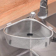 Stainless Steel Sink Basket with Strainers Kitchen Drain Shelf Sink Storage Holder