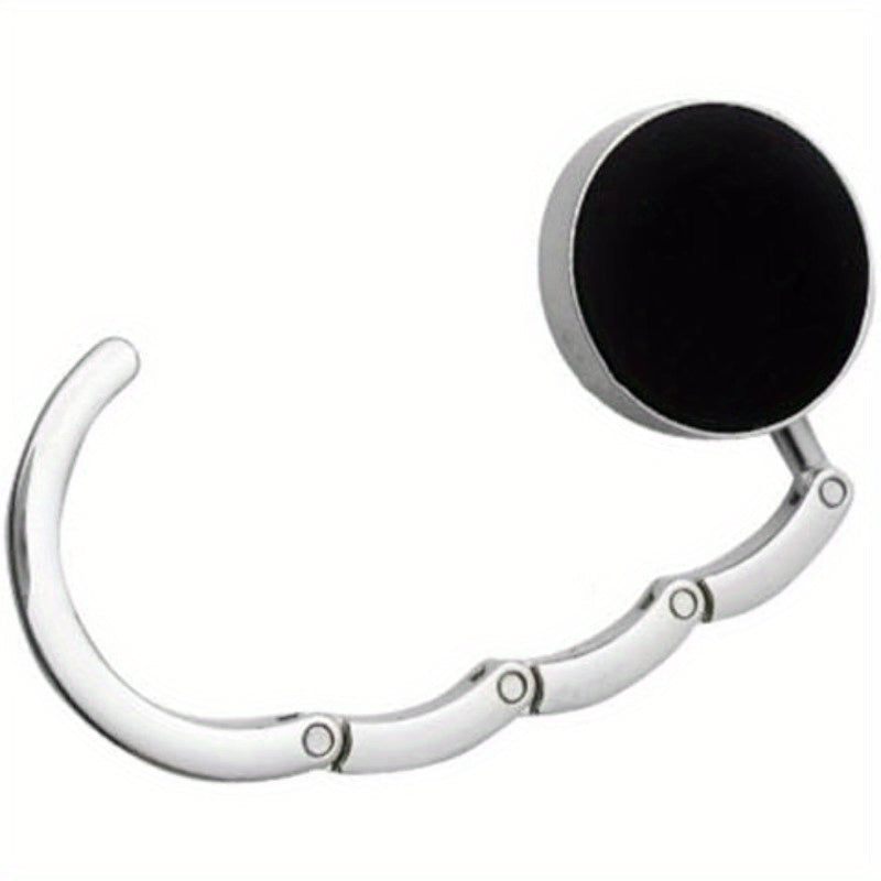 Aluminum Alloy Handbag Hangers Set of 4 or 6 Foldable Purse Hooks with Crystal Decoration