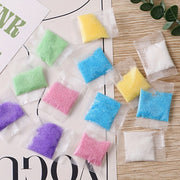 50 piezas de ceniceros desechables eliminadores de humo de vidrio de borosilicato ovalados y coloridos