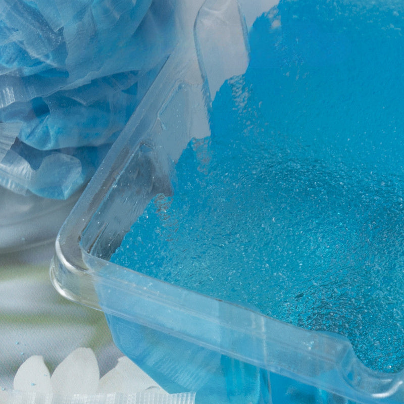 50 piezas de ceniceros desechables eliminadores de humo de vidrio de borosilicato ovalados y coloridos