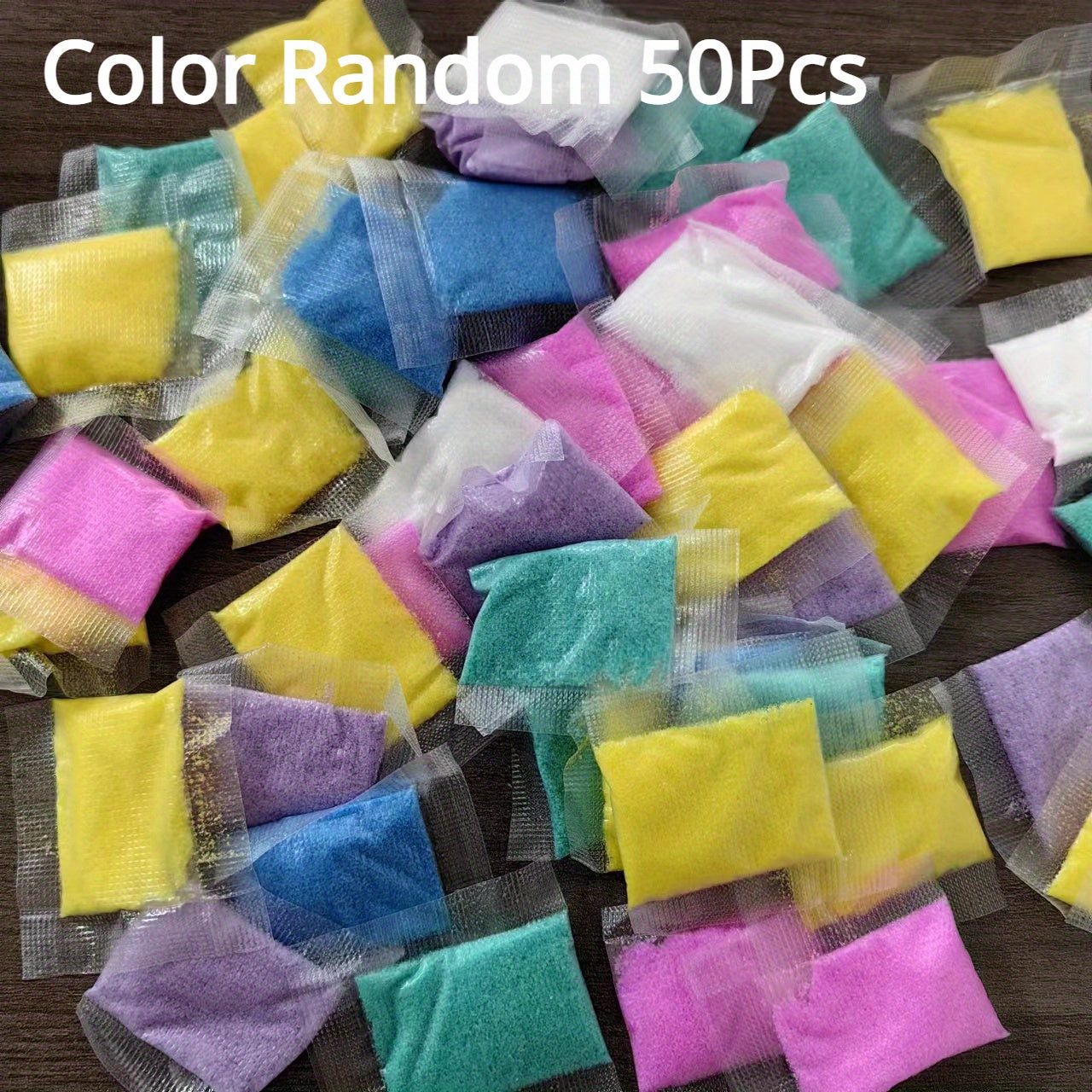 50 piezas de ceniceros desechables eliminadores de humo de vidrio de borosilicato ovalados y coloridos