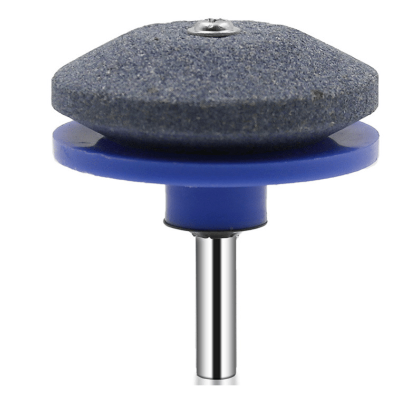 Точилка для лезвий газонокосилки из нержавеющей стали, пластиковая, износостойкая, шлифовальный станок