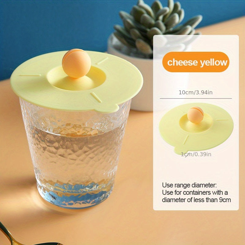 Tapas de silicona de grado alimentario, cubiertas para bebidas a prueba de fugas, tapas herméticas para tazas