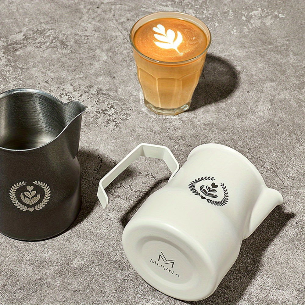 Stainless Steel Milk Frothing Pitcher 12oz 350ml for Latte Art