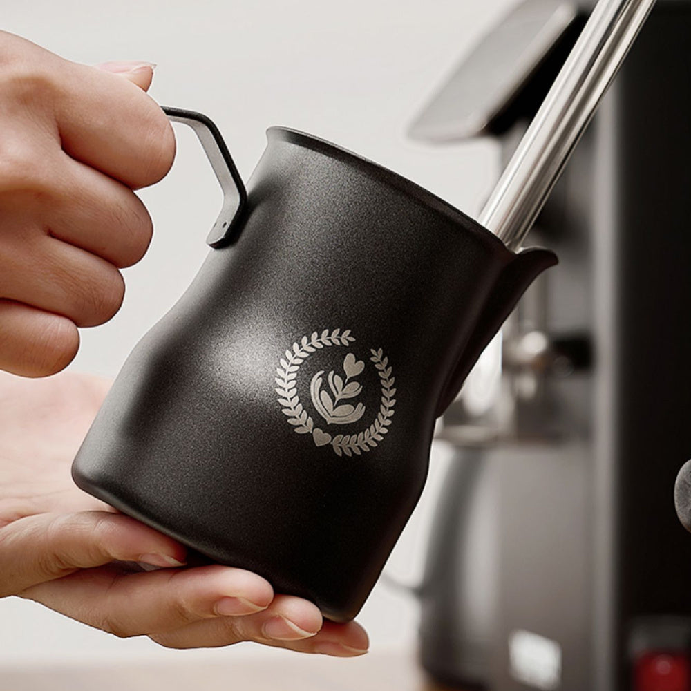 Stainless Steel Milk Frothing Pitcher 12oz 350ml for Latte Art