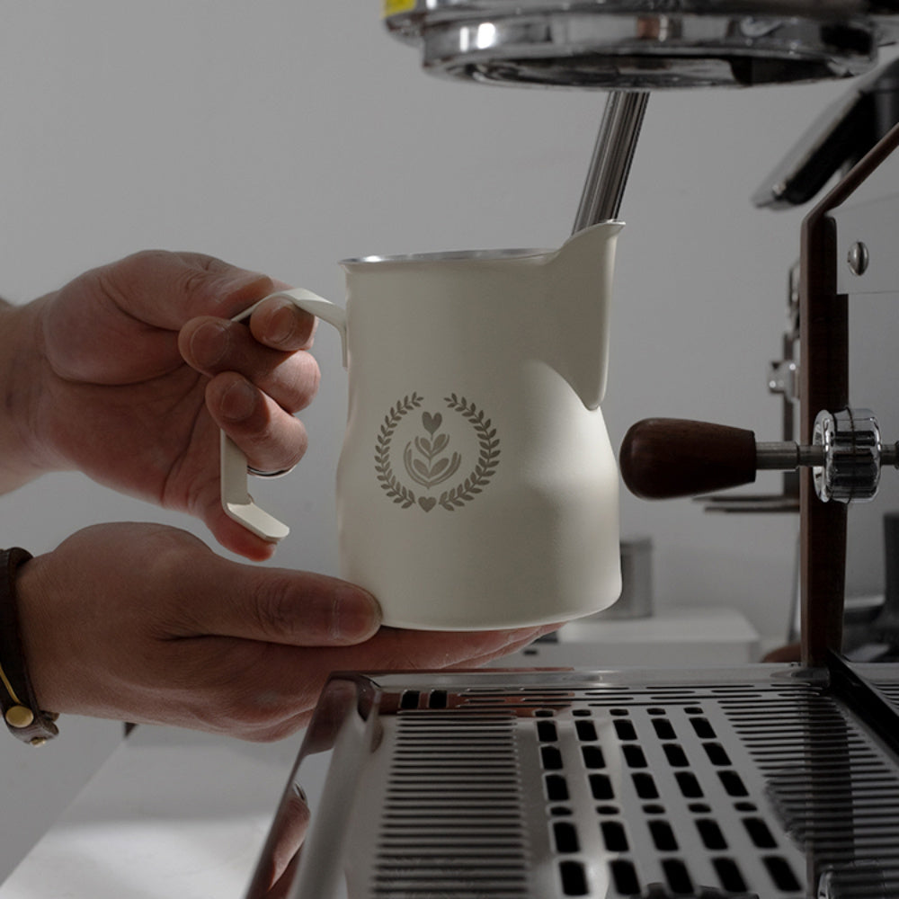 Stainless Steel Milk Frothing Pitcher 12oz 350ml for Latte Art