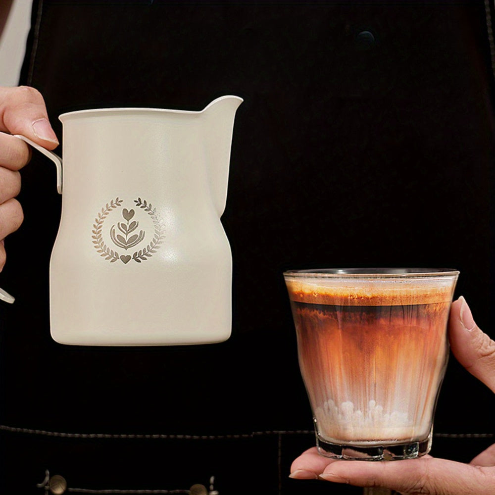 Stainless Steel Milk Frothing Pitcher 12oz 350ml for Latte Art